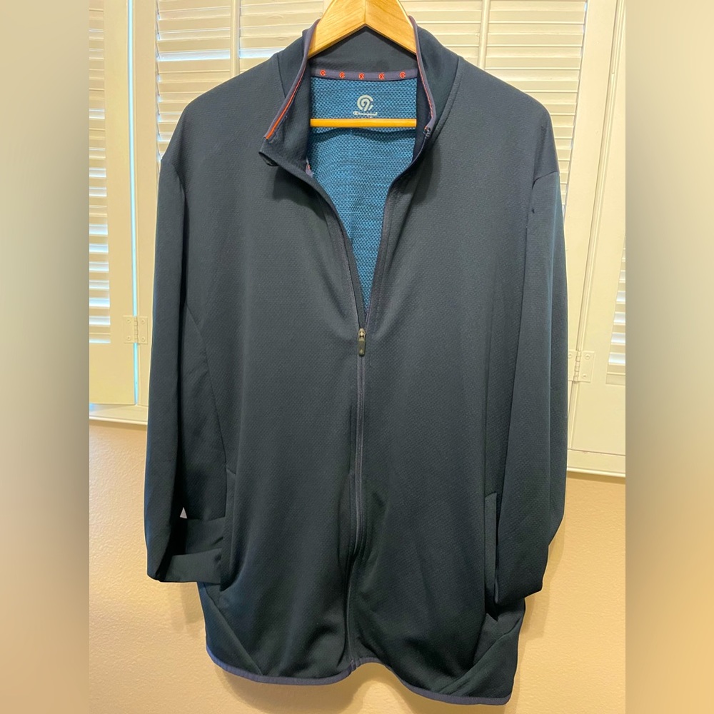 Champion - Lightweight dark navy blue jacket with inner pockets (XXL Men)
